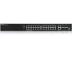 Šakotuvas ZYXEL XGS2220-30, L3 ACCESS SWITCH, 24X1G RJ45 2X10MG RJ45, 4X10G SFP+ UPLINK, INCL. 1 YR NEBULAFLEX PRO (5Y WARRANTY)