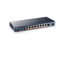 Šakotuvas ZYXEL XMG1915-10EP, 8 prievadų 2,5 GBE, 2 SFP+, 8 x POE++ 130 W išmanusis komutatorius, hibridinis režimas, autonominis arba „Nebulaflex“ debesis (5 metų garantija)