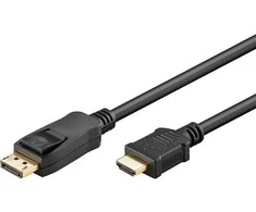 Goobay GB DISPLAYPORT 1.2 TO HDMI 1.4 CABLE, 1M