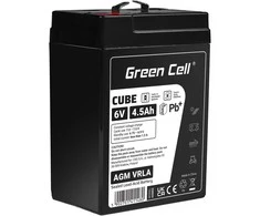 Green Cell Žalias Cell Žalias Cell CUBE AGM IP54 6V 4Ah VRLA Baterija Gel gilaus ciklo motoroleris vejapjovė valtis barža vejapjovė traktorius žvejybos laivas