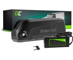 Green Cell Žalias Cell Žalias Cell E-bike baterija 48V 18Ah 864Wh Down Tube Ebike EC5, skirta Samebike, SMLRO su įkrovikliu