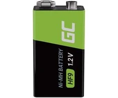 Žalias Cell Baterie Akumulatorki 2x 9V HF9 Ni-MH 250mAh