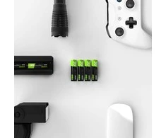 Žalias Cell Baterie Akumulatorki Paluszki 2x AA HR6 2600mAh