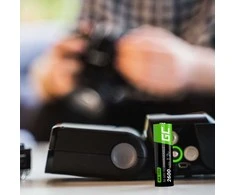 Žalias Cell Baterijos Įkraunamos baterijos Pirštai 4x AA R6 2600mAh