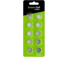 Žaliųjų elementų lizdinė plokštelė 10x ličio baterija CR1620 3V 70mAh mygtukų elementas