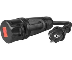 Green Cell Žalias Cell Žalias Cell Raudona CEE 16A 400V 5P iki 230V Schuko lizdo adapteris