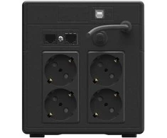 Green Cell Žalias Cell Atsarginis maitinimo šaltinis UPS Greencell 1000VA 600W PowerProof su LCD ekranu