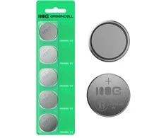 Green Cell Žalias Cell Greencell blisterinės pakuotės 5 ličio baterijos CR2430 3V 290mAh, skirtos raktų pakabukui, laikrodžiui, nuotolinio valdymo pultui, svarstyklėms