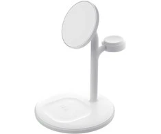 Green Cell Žalias Cell MagScape Stand 3w1 MagSafe balta