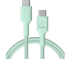 Green Cell Žalias Cell USB-C laidas 1.2 m 100 W Greencell PowerStream greito įkrovimo PD Mint Žalias