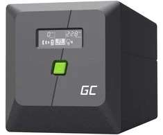 Green Cell Žalias Cell Nepertraukiamo maitinimo šaltinis (UPS) Greencell 750VA 480W PowerProof su LCD ekranu