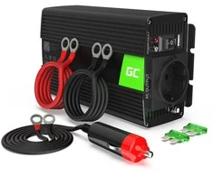 Green Cell Žalias Cell Žalias CELL automobilio maitinimo keitiklis 12V į 230V 500W/1000W