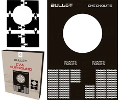 ACM Kvadratinis smiginio taikinio apvadas Bullet, 6 dalys, EVA putos, juodas