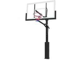 Įbetonuojamas krepšinio stovas Bilaro Fremont 180x105cm, 12mm grūdintas stiklas