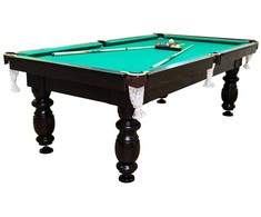 Bilaro Pulo stalas Elegant 8' pėdų (245x145cm) žalias audinys, su komplektacija (00)