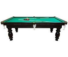 Bilaro Pulo stalas Elegant 8' pėdų (245x145cm) žalias audinys, su komplektacija (00)