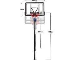 Įbetonuojamas krepšinio stovas Bilaro Portland