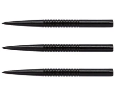 Plieniniai smiginio strėlyčių antgaliai Winmau Ringed, 32 mm, juodi