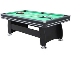 Pulo stalas Bilaro Game Zone 3 in 1, žalia medžiaga