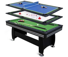 Pulo stalas Bilaro Game Zone 3 in 1, žalia medžiaga