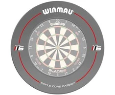 Smiginio sienos apsauga Winmau Juodas Pro Line Blade 6