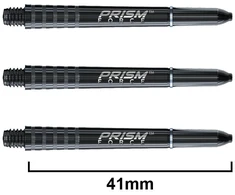Smiginio strėlyčių koteliai Winmau Prism Force, juodi, tarpinio ilgio (Intermediate)