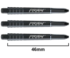 Smiginio strėlyčių koteliai Winmau Prism Force, juodi, vidutinio ilgio (Medium)