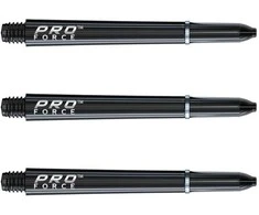Smiginio strėlyčių koteliai Winmau Pro Force Shafts medium, juoda