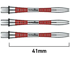 Smiginio strėlyčių koteliai Winmau Triad Aliuminio Shafts intermediate, raudoni