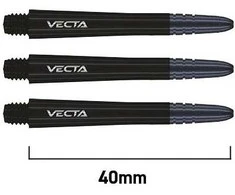 Smiginio strėlyčių koteliai Winmau Vecta Shafts Medium Juodas