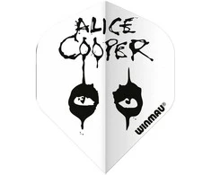 Smiginio strėlyčių sparneliai Winmau Alice Cooper Baltas