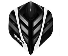 Smiginio strėlyčių sparneliai Winmau Mega Standard Juodas / Baltas / Pilkas