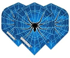 Smiginio strėlyčių sparneliai Winmau Mega Standard Mėlyna Spider