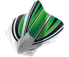 Smiginio strėlyčių sparneliai Winmau Prism Alpha Baltas / Juodas / Žalias