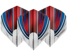 Smiginio strėlyčių sparneliai Winmau Prism Alpha Raudona / Mėlyna