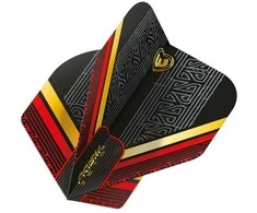 Smiginio strėlyčių sparneliai Winmau Prism Zeta Juodas / Raudona / Gold