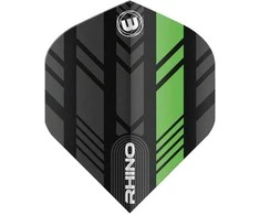 Smiginio strėlyčių sparneliai Winmau Rhino Juodas and Žalias