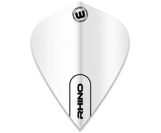 Smiginio strėlyčių sparneliai Winmau Rhino Extra Thick Kite Baltas