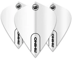 Smiginio strėlyčių sparneliai Winmau Rhino Extra Thick Kite Baltas