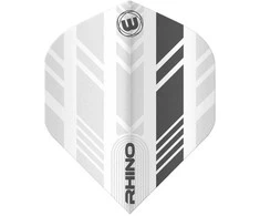 Smiginio strėlyčių sparneliai Winmau Rhino Baltas and Pilkas Flights