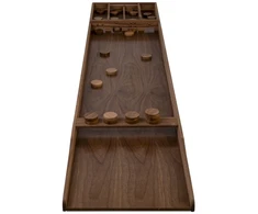 Stalo žaidimas Shuffleboard Engelhart, riešutmedis, 200 x 40.8 x 7.5 cm