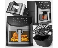 EXTRALINK AIR FRYER Gruzdintuvė BEZTŁUSZCZOWA 8L 1800W 200 STOPNI