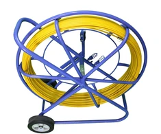 Extralink Pilot 10mm 200m, cable pulling rod, FRP fibreglass, 10mm dia., 200m long, yellow