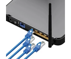 Extralink Cat.8.1 S/FTP 15m 40G Mėlyna | LAN pataisos laidas | Varinis vytos poros tinklo kabelis