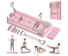 Extralink, Pilates board, pink, abdominal exercise reformer, push-up board