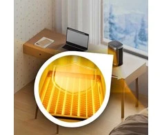 EXTRALINK ELEKTRINIS ŠILDYTUVAS SU KERAMINIU FARELKA 1500 W LED NUOTOLINIO VALDYMO PULTU