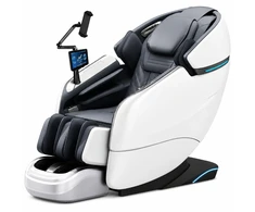 EXTRALINK FOTEL MASUJĄCY 3D ZERO GRAVITY Baltai - JUODA SL TRACK