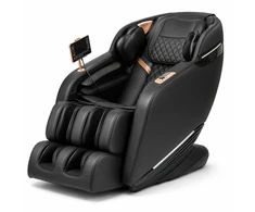EXTRALINK FOTEL MASUJĄCY 3D ZERO GRAVITY JUODA-Sidabrinis