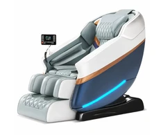 EXTRALINK FOTEL MASUJĄCY 3D ZERO GRAVITY Baltai-Mėlynas