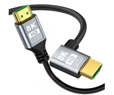 EXTRALINK HDMI kabelis 2.1 8K HDR 2M KAMPINIS LEWY SKRĘT